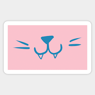 cat mask Sticker